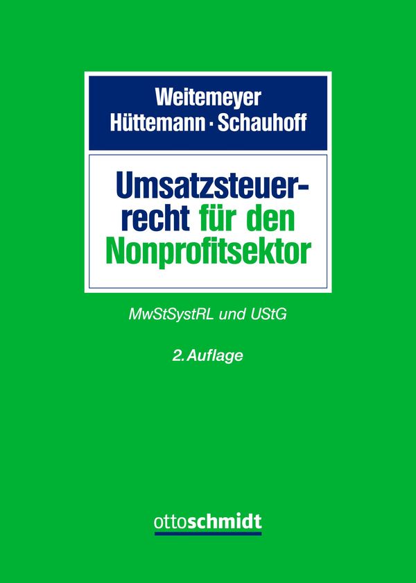 Umsatzsteuerrecht für den Nonprofitsektor (Buch)
