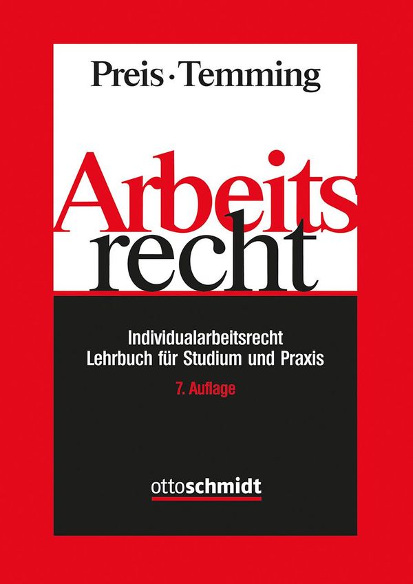 Arbeitsrecht - Individualarbeitsrecht - Ulrich Preis (Buch)