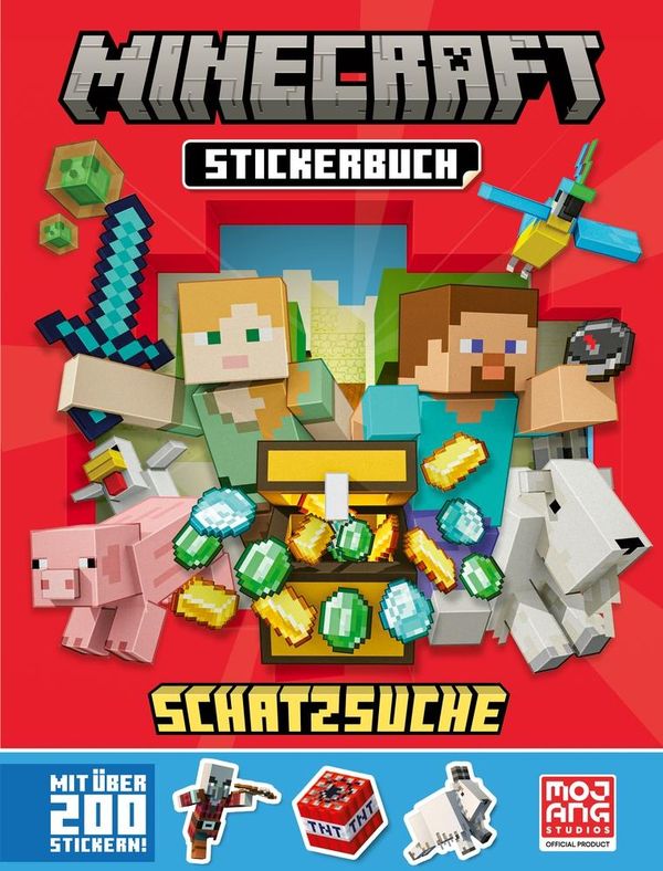 Minecraft Stickerbuch Schatzsuche - Minecraft (Buch)