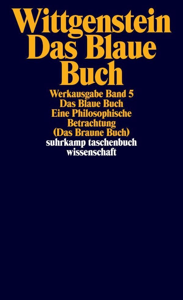 Das Blaue Buch - Ludwig Wittgenstein (Buch)