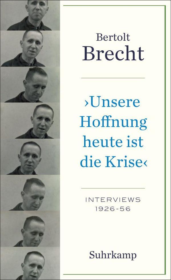 Unsere Hoffnung heute ist die Krise Interviews 1926-1956 (Buch)