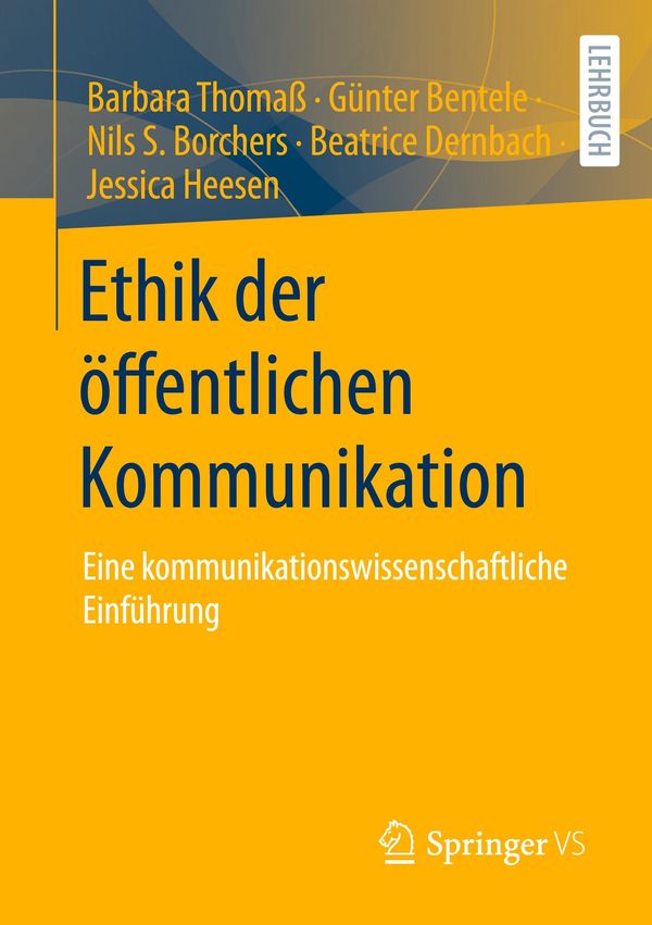 Ethik der öffentlichen Kommunikation - Barbara Thomaß (Buch)