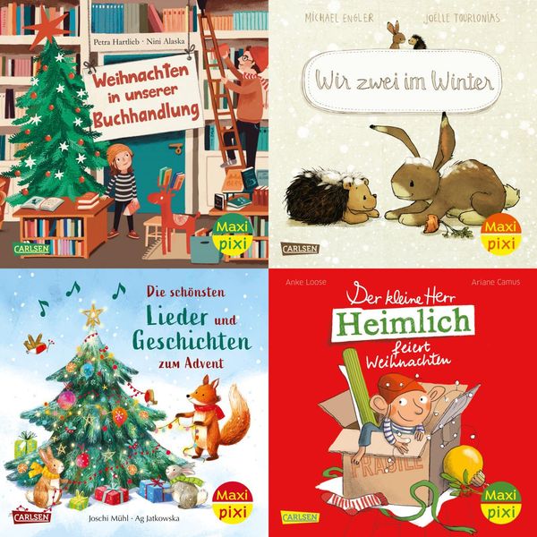 Maxi-Pixi-4er-Set 121: Winterzauber (4x1 Exemplar) - Diverse (Buch)