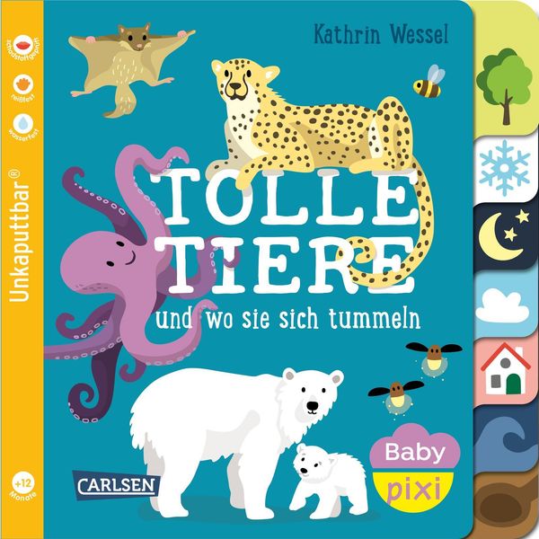 Baby Pixi (unkaputtbar) 114: Tolle Tiere (Buch)