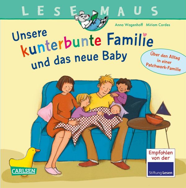 LESEMAUS 173: Unsere kunterbunte Familie und das neue Baby (Buch)