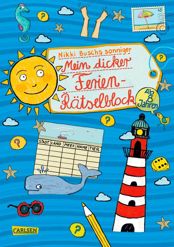 Mein dicker Ferien-Rätselblock - Nikki Busch (Buch)