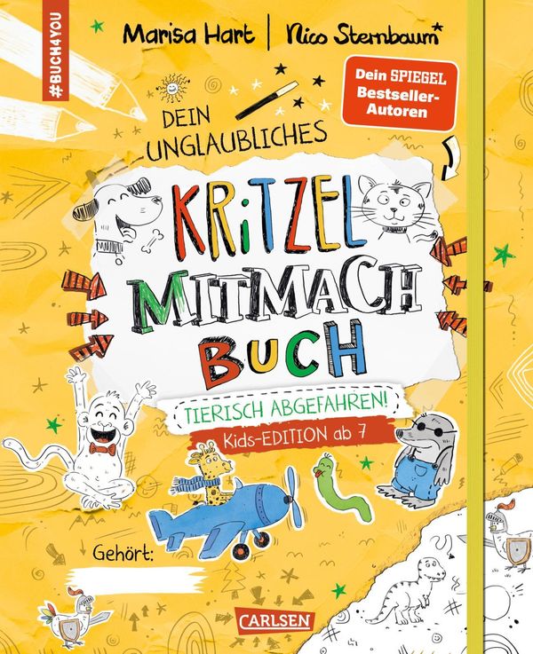 #buch4you: Dein unglaubliches Kritzel-Mitmach-Buch - Marisa Hart
