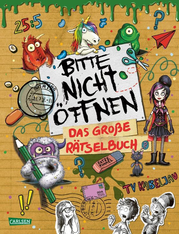Bitte nicht öffnen: Das große Rätselbuch - Linda Hartwig (Buch)