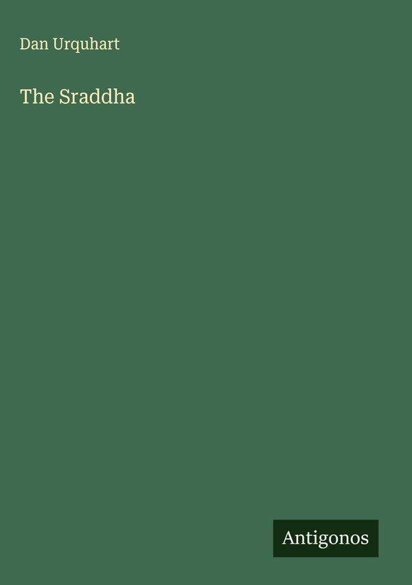 The Sraddha - Dan Urquhart (Buch)