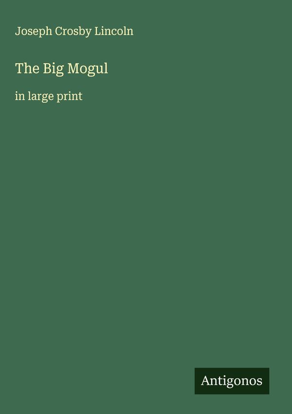 The Big Mogul - Joseph Crosby Lincoln (Buch)