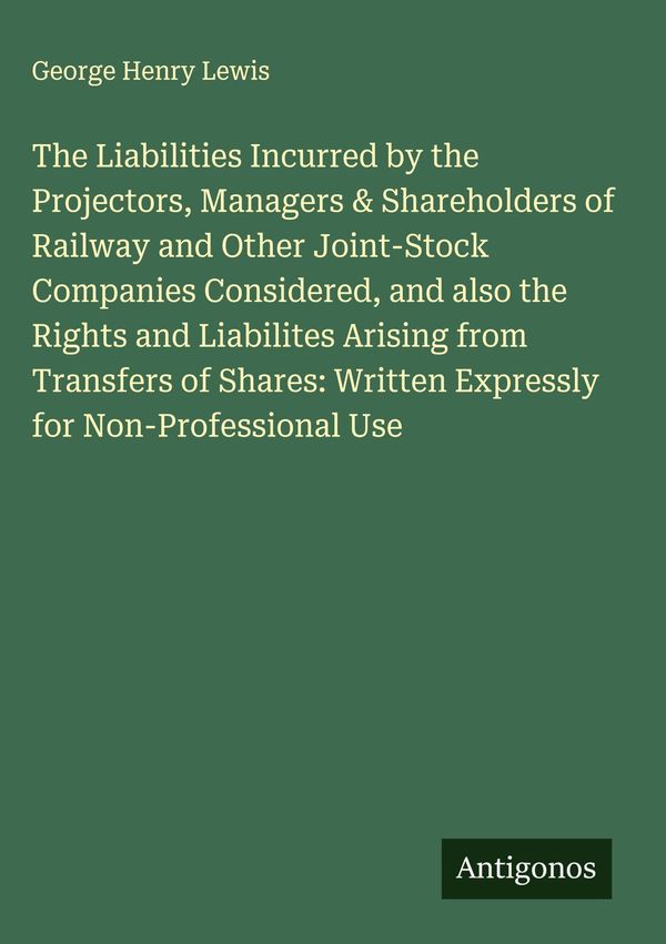 The Liabilities Incurred by the Projectors, Managers & Shareholders...