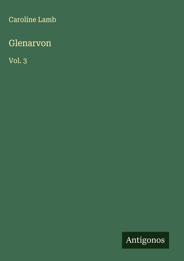 Glenarvon - Caroline Lamb (Buch)