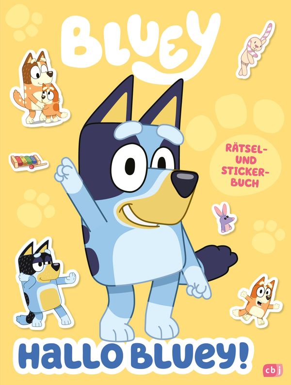 Hallo BLUEY! - Ein lustiges Rätsel- und Stickerbuch (Buch)
