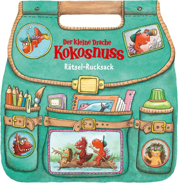 Der kleine Drache Kokosnuss - Rätsel-Rucksack - Ingo Siegner (Buch)