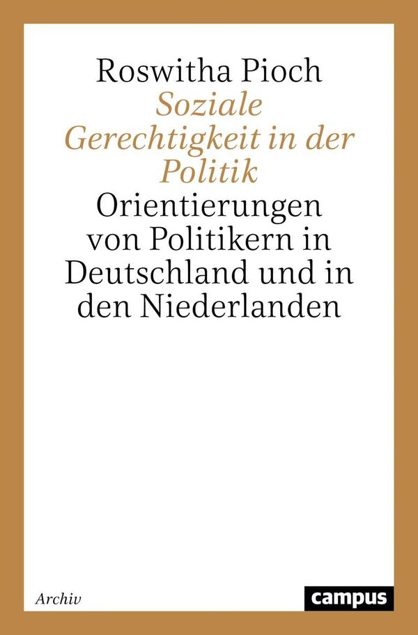Soziale Gerechtigkeit in der Politik - Roswitha Pioch (Buch)