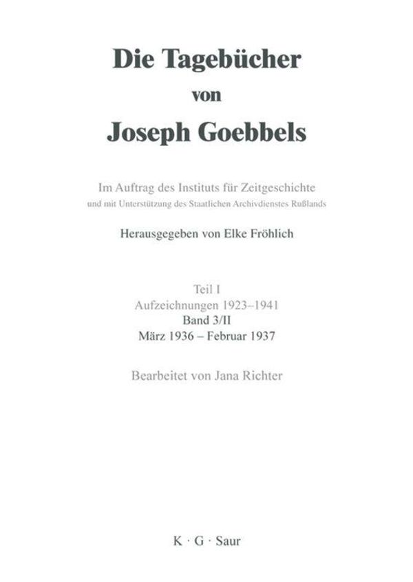 März 1936 - Februar 1937 (Buch)