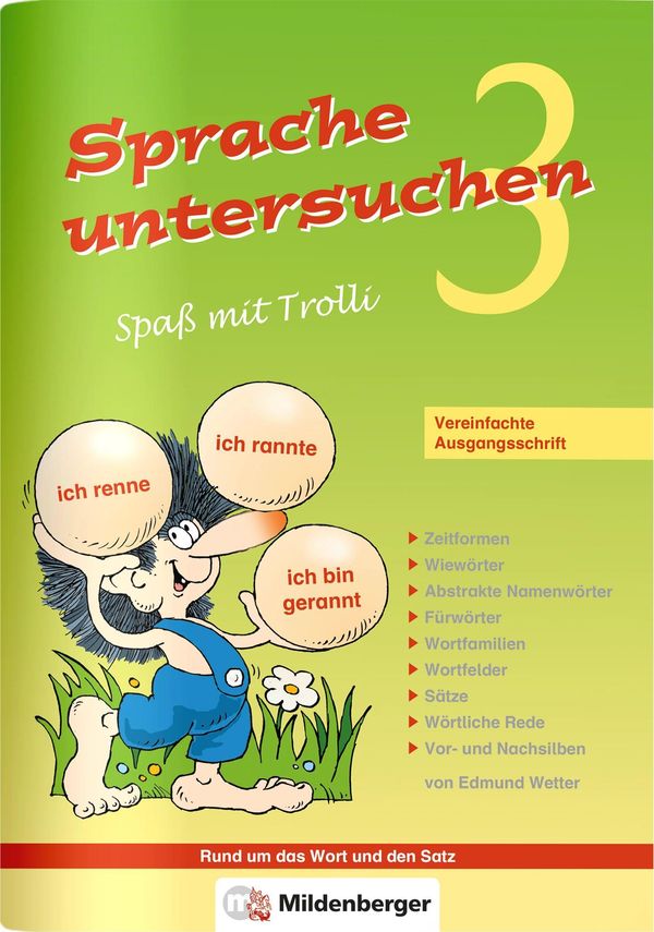 Sprache untersuchen - Spaß mit Trolli 3 - Edmund Wetter (Buch)