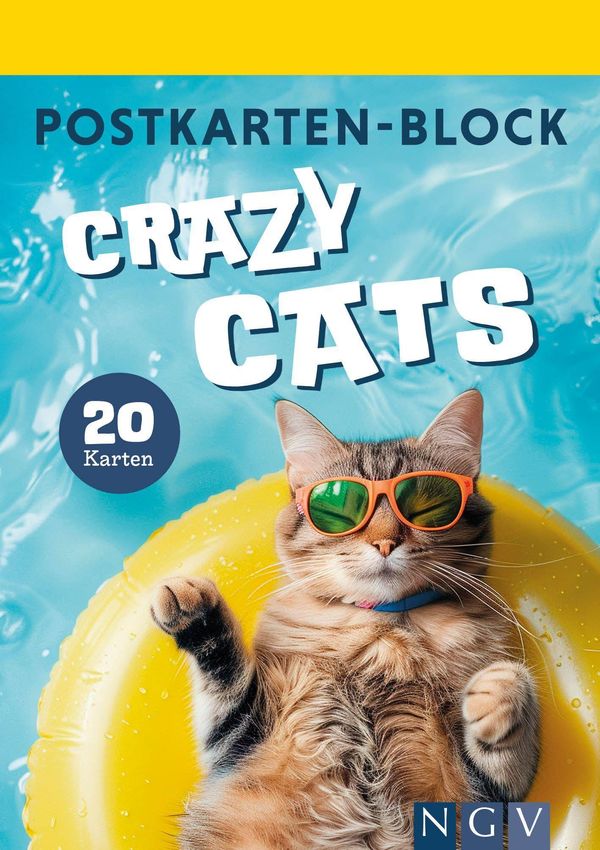 Postkartenblock Crazy Cats (Buch)