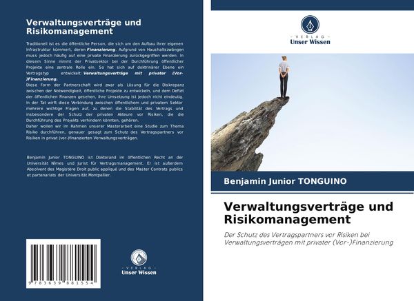 Verwaltungsverträge und Risikomanagement - Benjamin Junior Tonguino