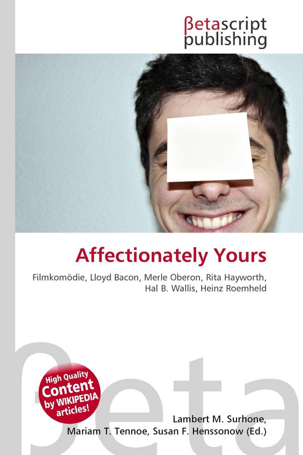 Affectionately Yours (Buch)