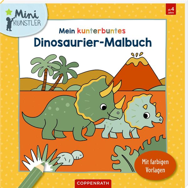 Mein kunterbuntes Dinosaurier-Malbuch (Buch)