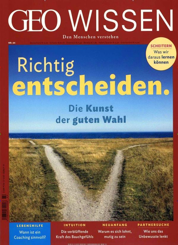GEO Wissen 64/2019 - Richtig entscheiden. - Michael Schaper (Buch)