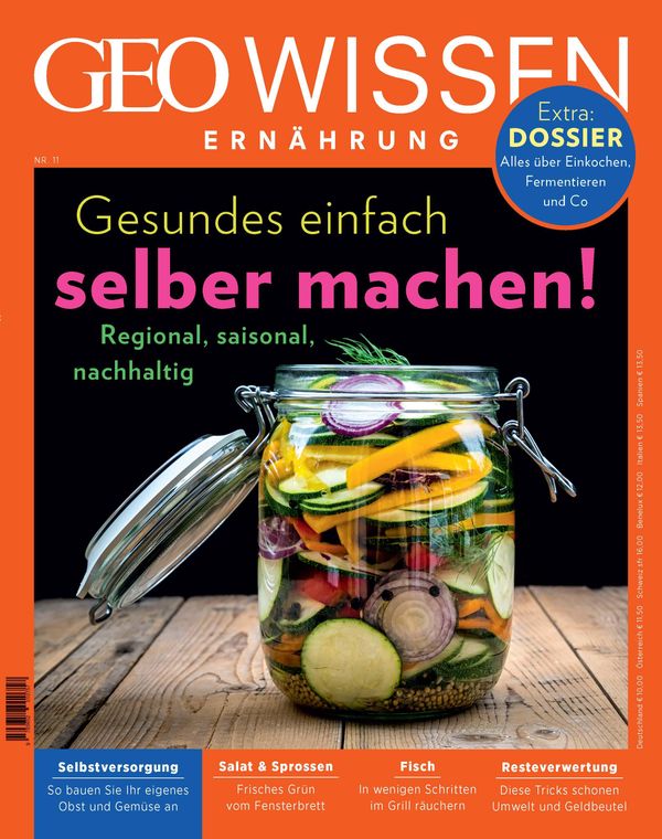 GEO Wissen Ernährung 11/21 - Gesundes einfach selber machen! (Buch)