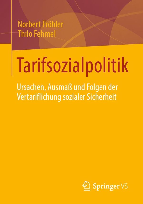 Tarifsozialpolitik - Norbert Fröhler (Buch)