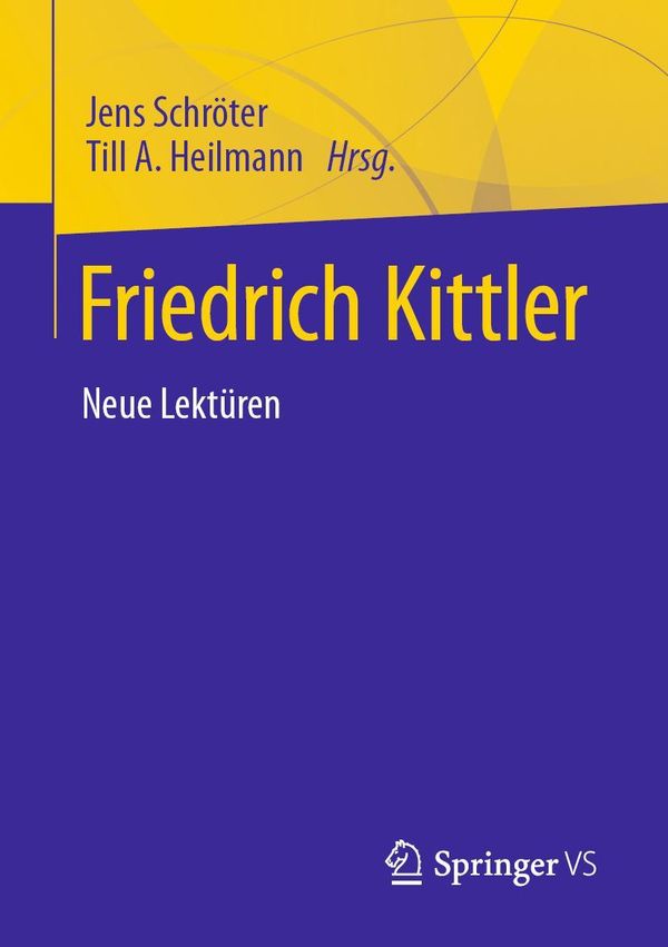 Friedrich Kittler. Neue Lektüren (Buch)