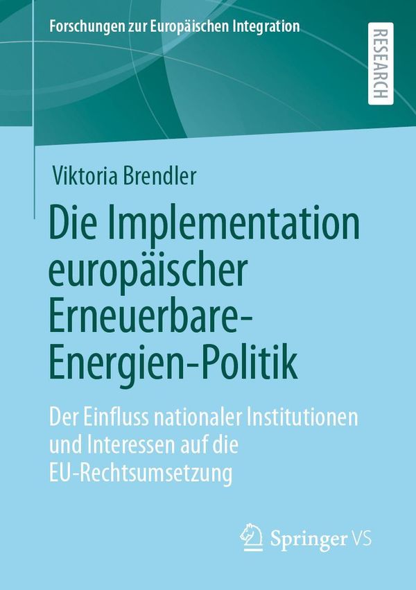Die Implementation europäischer Erneuerbare-Energien-Politik (Buch)