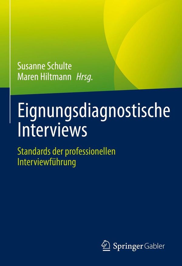 Eignungsdiagnostische Interviews (Buch)