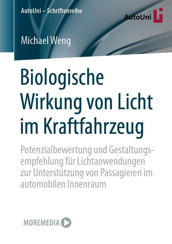 Biologische Wirkung von Licht im Kraftfahrzeug - Michael Weng (Buch)