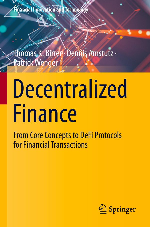 Decentralized Finance - Thomas K. Birrer (Buch)