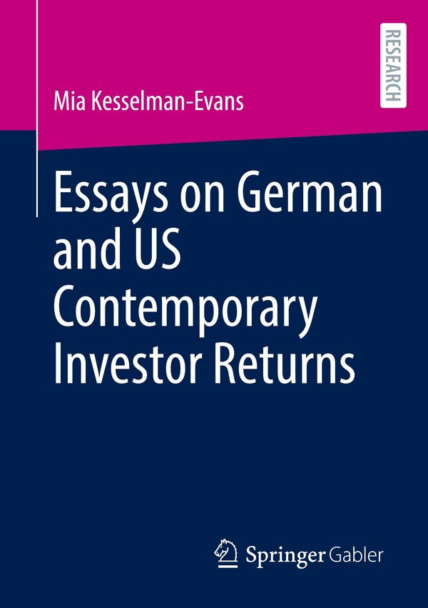 Essays on German and US Contemporary Investor Returns (Buch)
