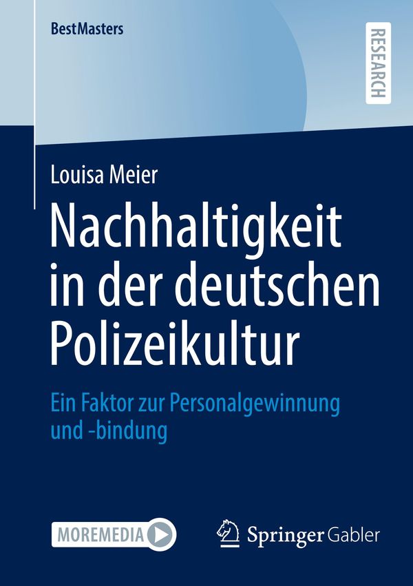 Nachhaltigkeit in der deutschen Polizeikultur - Louisa Meier (Buch)