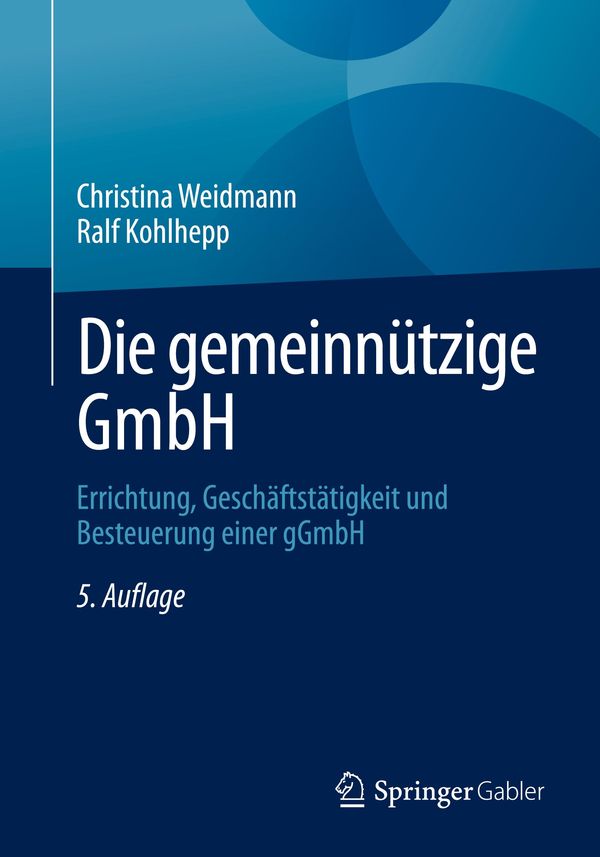 Die gemeinnützige GmbH - Christina Weidmann (Buch)