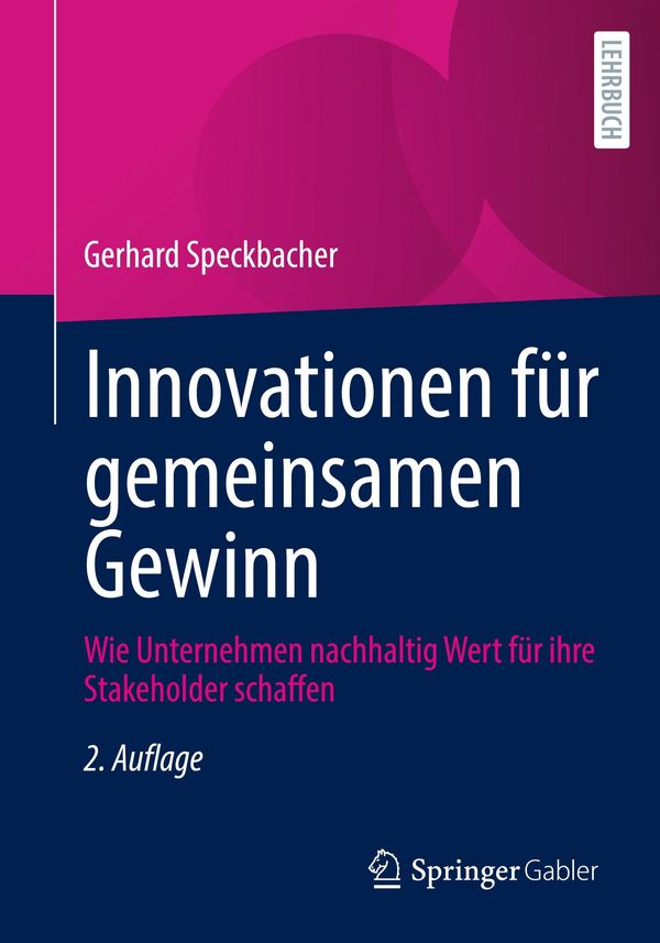 Innovationen für gemeinsamen Gewinn - Gerhard Speckbacher (Buch)