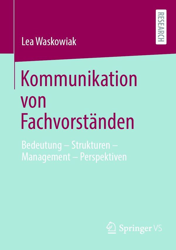 Kommunikation von Fachvorständen - Lea Waskowiak (Buch)