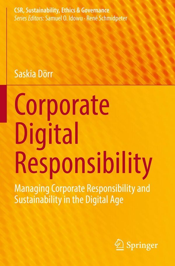 Corporate Digital Responsibility - Saskia Dörr (Buch)