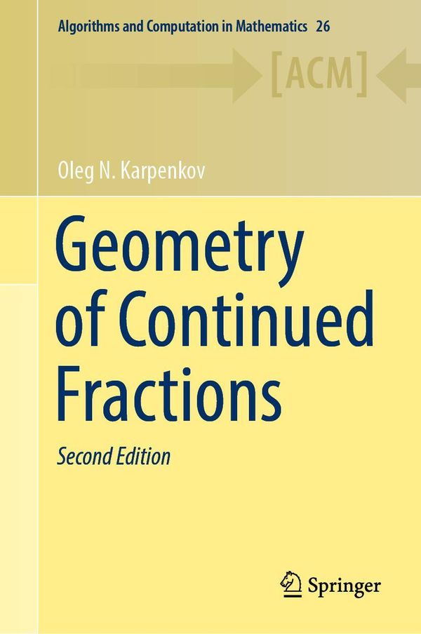 Geometry of Continued Fractions - Oleg N. Karpenkov (Buch)