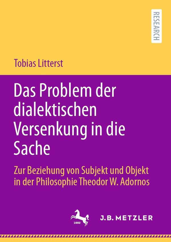 Das Problem der dialektischen Versenkung in die Sache (Buch)