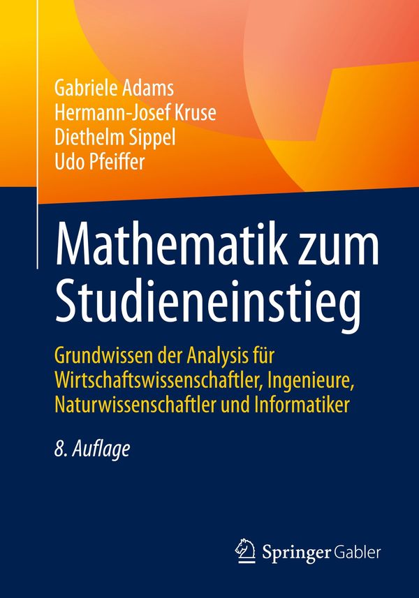 Mathematik zum Studieneinstieg - Gabriele Adams (Buch)