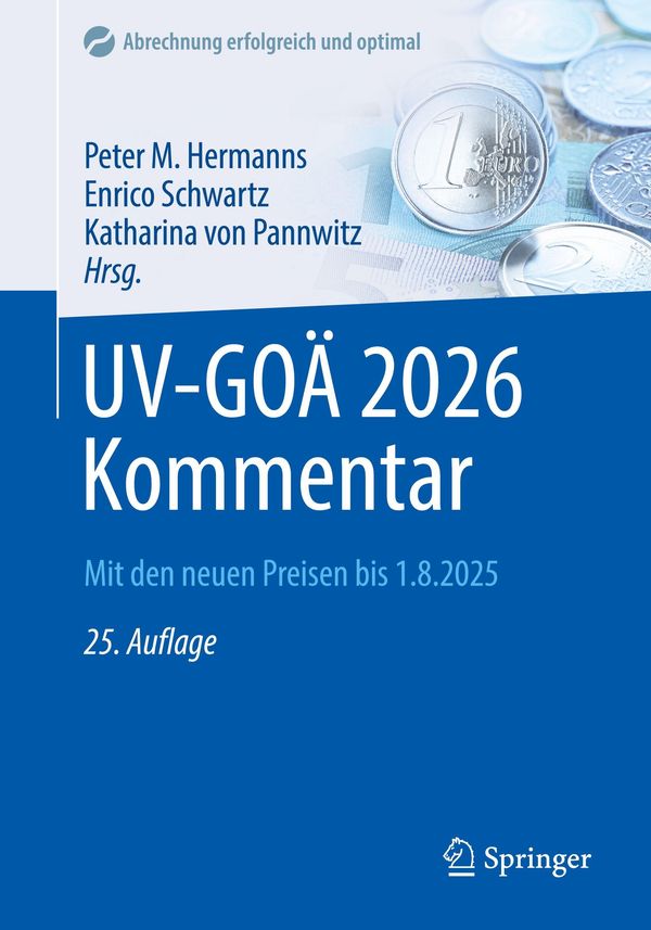 UV-GOÄ 2026 Kommentar (Buch)