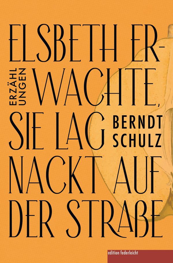 Elsbeth erwachte, sie lag nackt auf der Straße - Berndt Schulz (Buch)