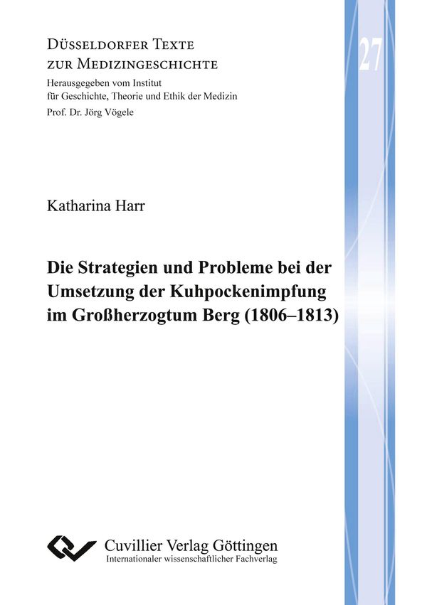 Die Strategien und Probleme bei der Umsetzung der Kuhpockenimpfung ...
