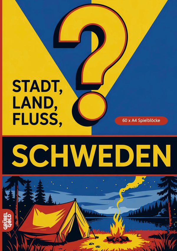 Stadt, Land, Fluss, Schweden - Grübelgold Rätselhefte (Buch)