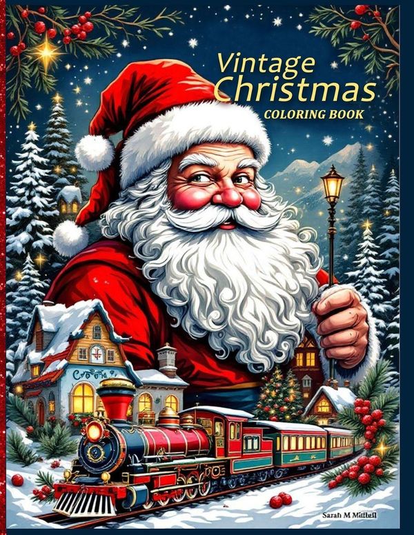 Vintage Christmas Coloring Book for Adults Relaxation (Buch)