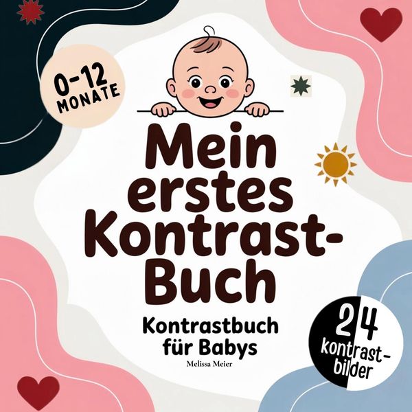 Kontrastbuch für Babys - Melissa Meier (Buch)