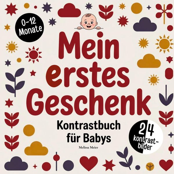 Mein erstes Geschenk zur Geburt - Kontrastbuch für Babys (Buch)