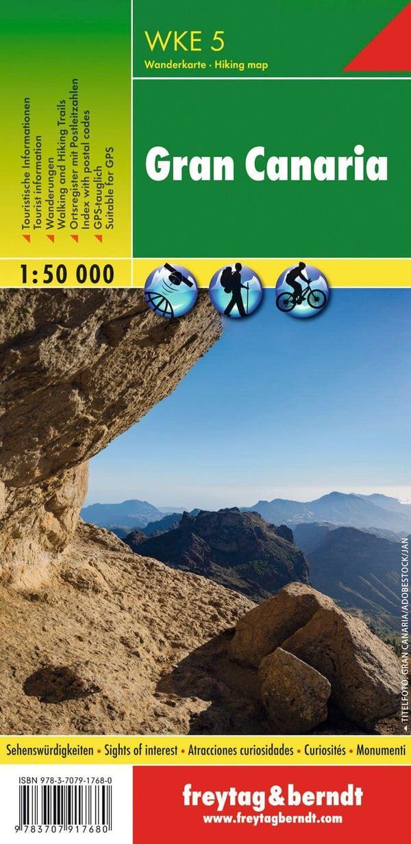 Gran Canaria, Wanderkarte 1:50.000